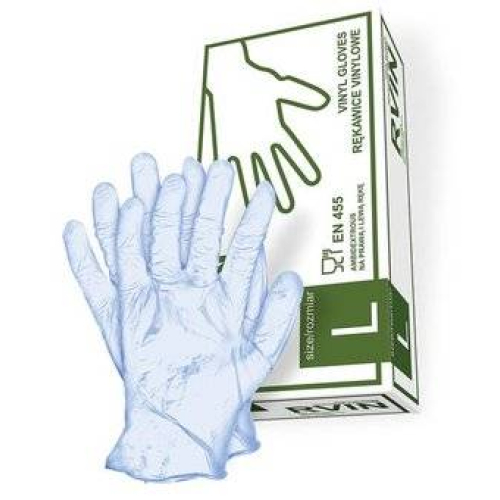 Защитные виниловые перчатки RVIN (арт. 503)